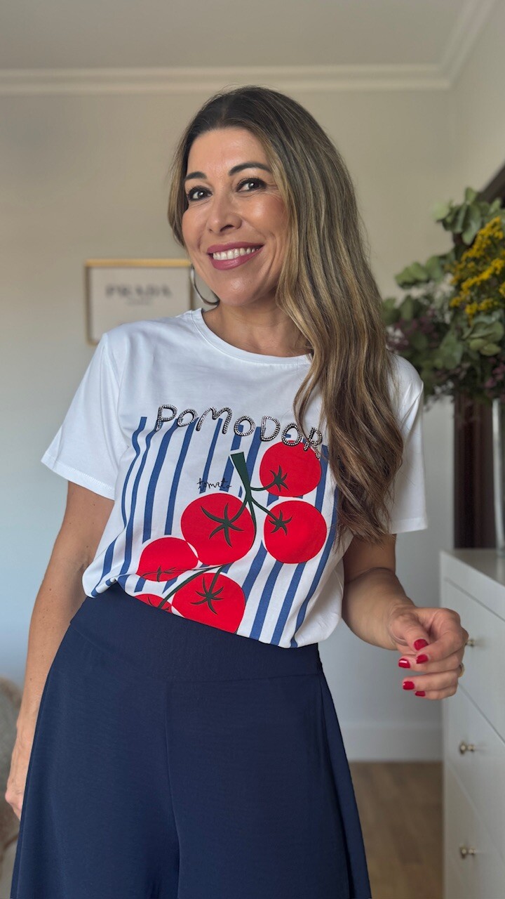 Camiseta Pomodoro Blanca - Imagen 3