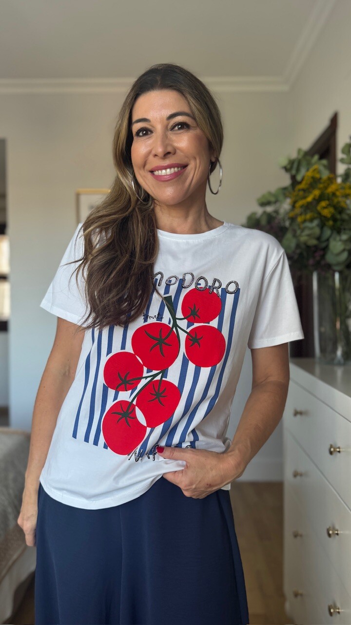 Camiseta Pomodoro Blanca - Imagen 7
