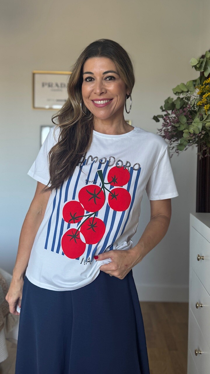 Camiseta Pomodoro Blanca - Imagen 9