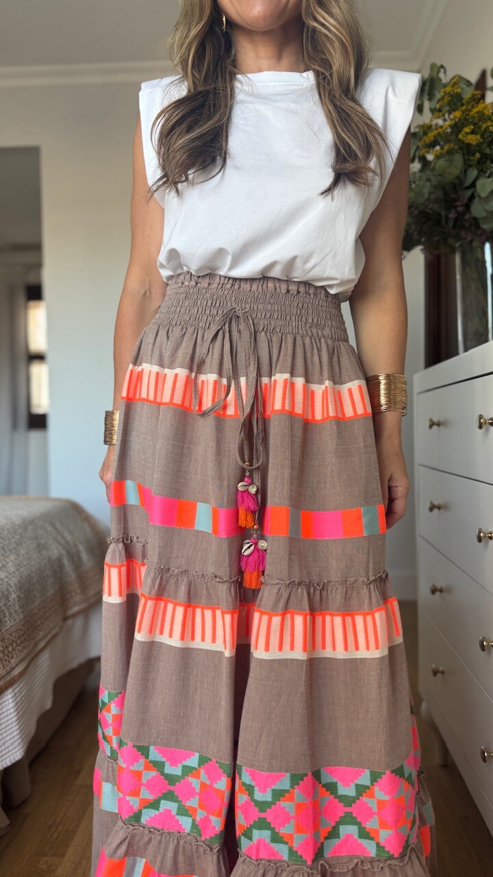 Falda Indy Topo Flúor - Imagen 3