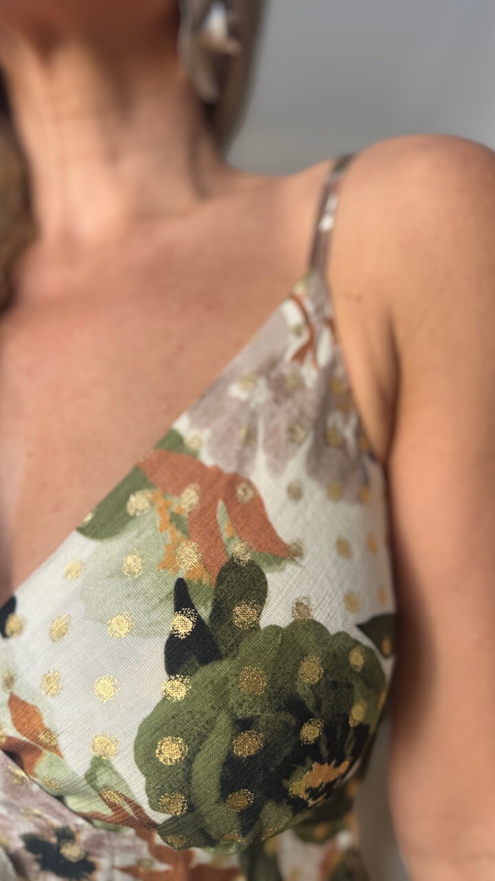 Vestido Indira Verde Caza - Imagen 7