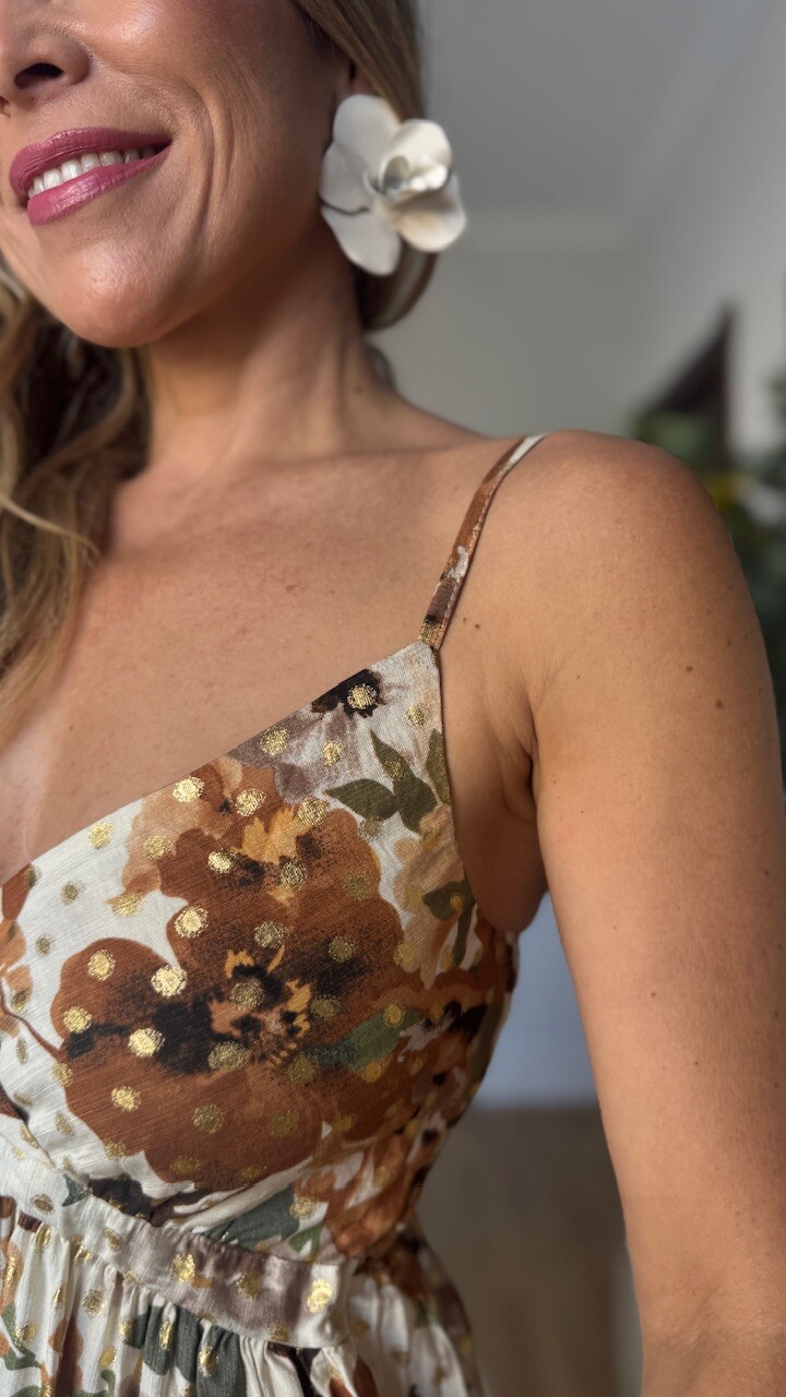 Vestido Indira Marrón - Imagen 5