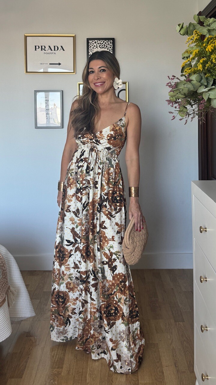 Vestido Indira Marrón - Imagen 8