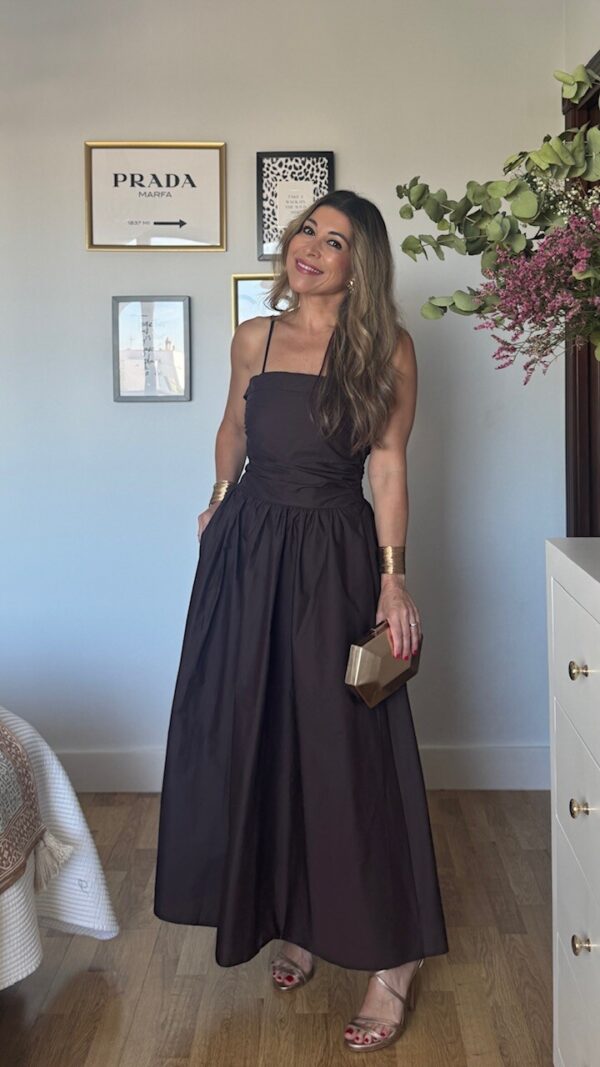 Vestido Ariadna Marrón