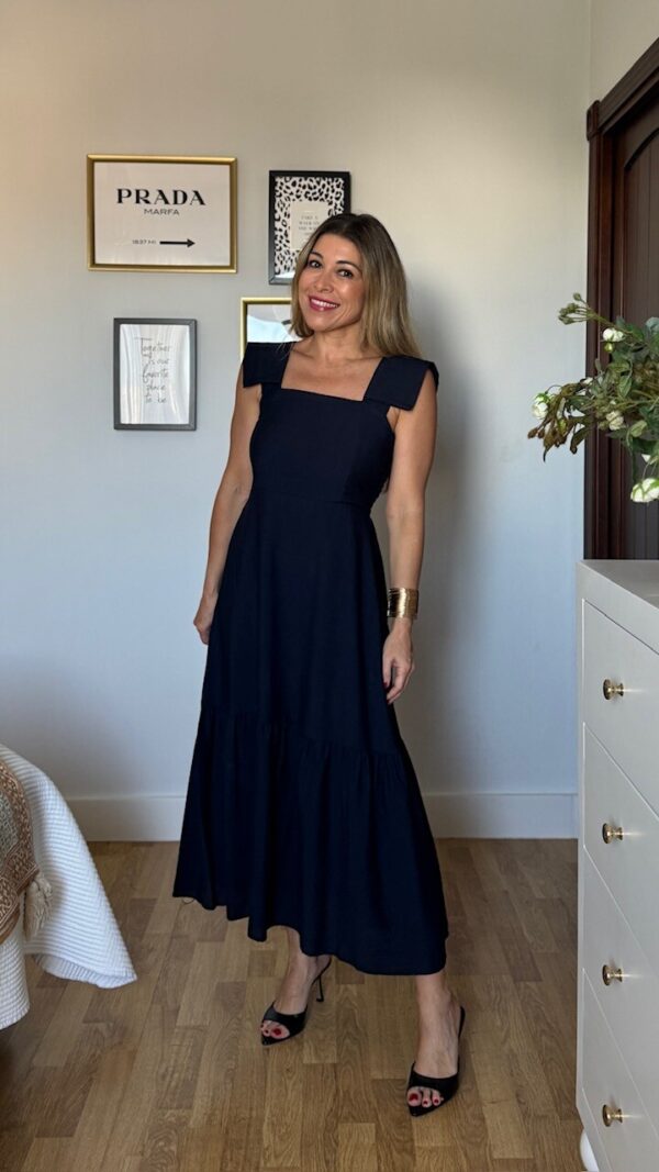 Vestido Victoria Azul Marino