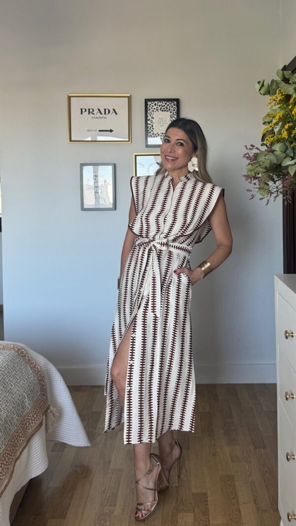 Vestido Camisero Nerea Marrón