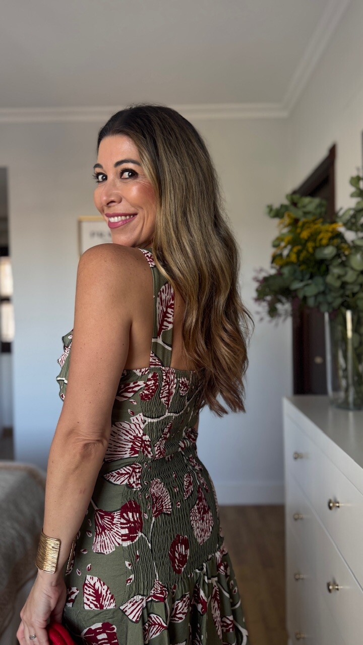 Vestido Mencía Verde Caza - Imagen 3