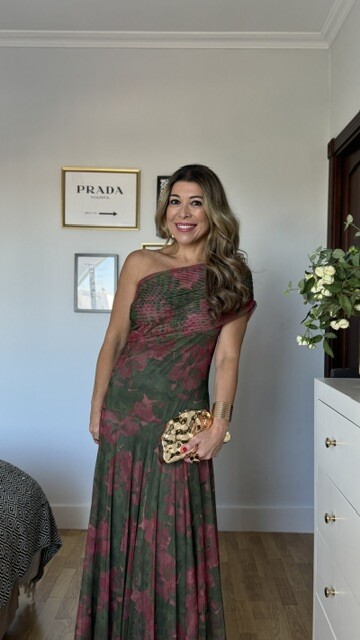 Vestido Tul Brigitte Verde Caza - Imagen 11