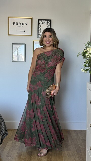 Vestido Tul Brigitte Verde Caza - Imagen 14