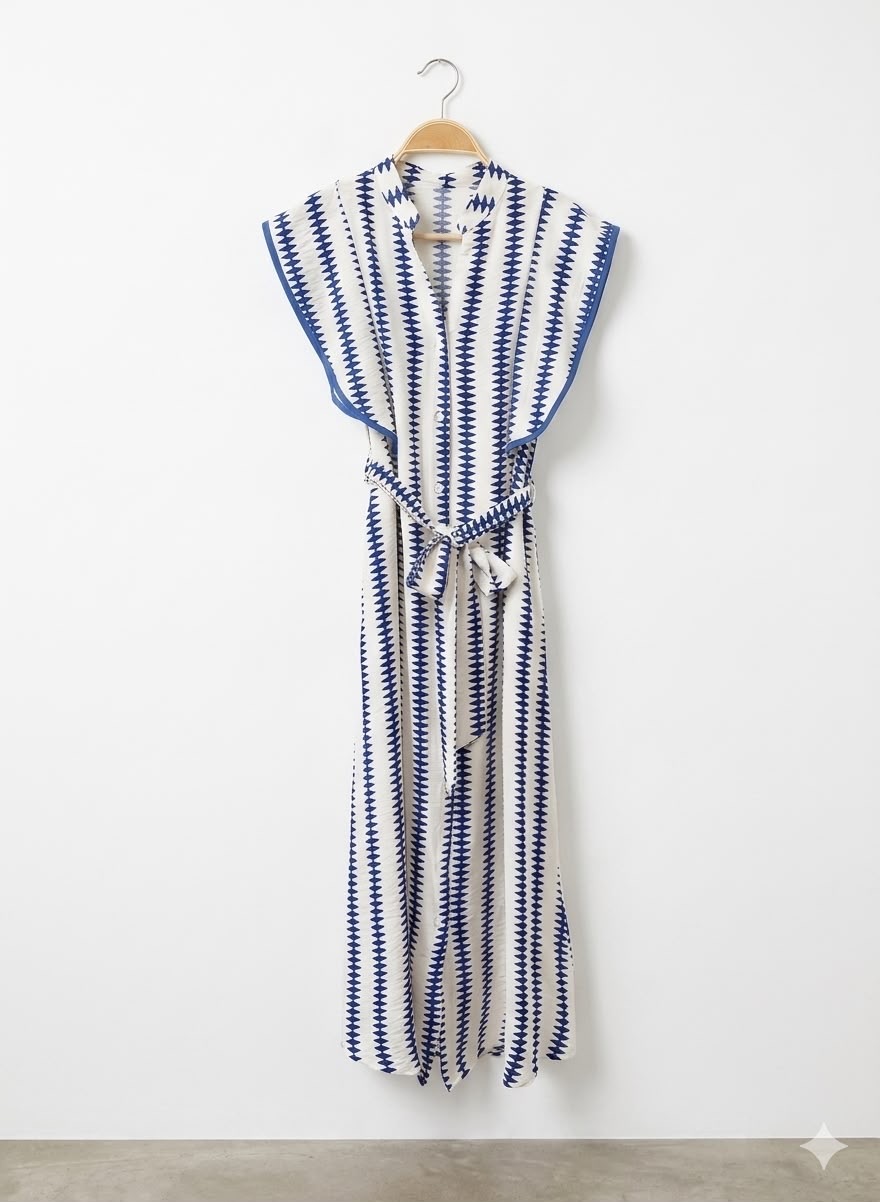 Vestido Camisero Nerea Azul - Imagen 9