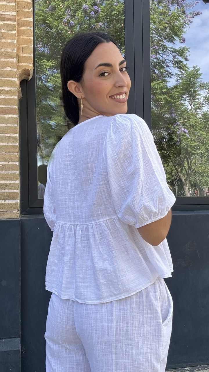 Camisa Formentera Blanca - Imagen 2