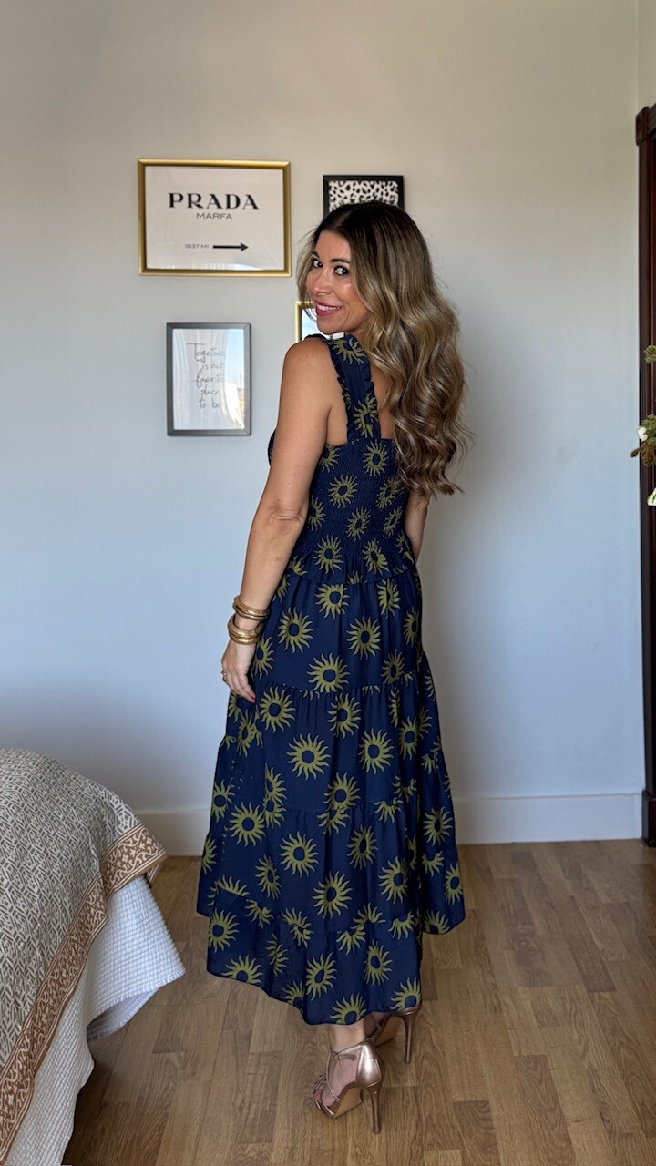 Vestido Soles Azul Marino - Imagen 5