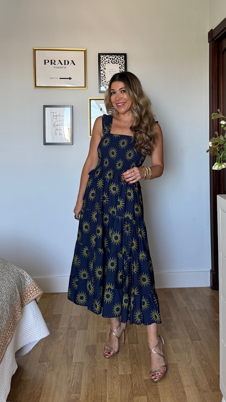 Vestido Soles Azul Marino - Imagen 10