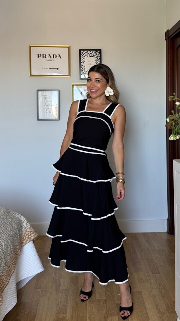 Conjunto Voltaire Blanco Negro