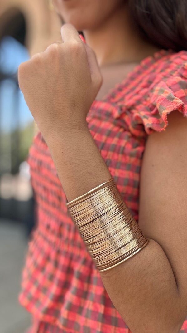 Brazalete Maxi Hilo Dorado
