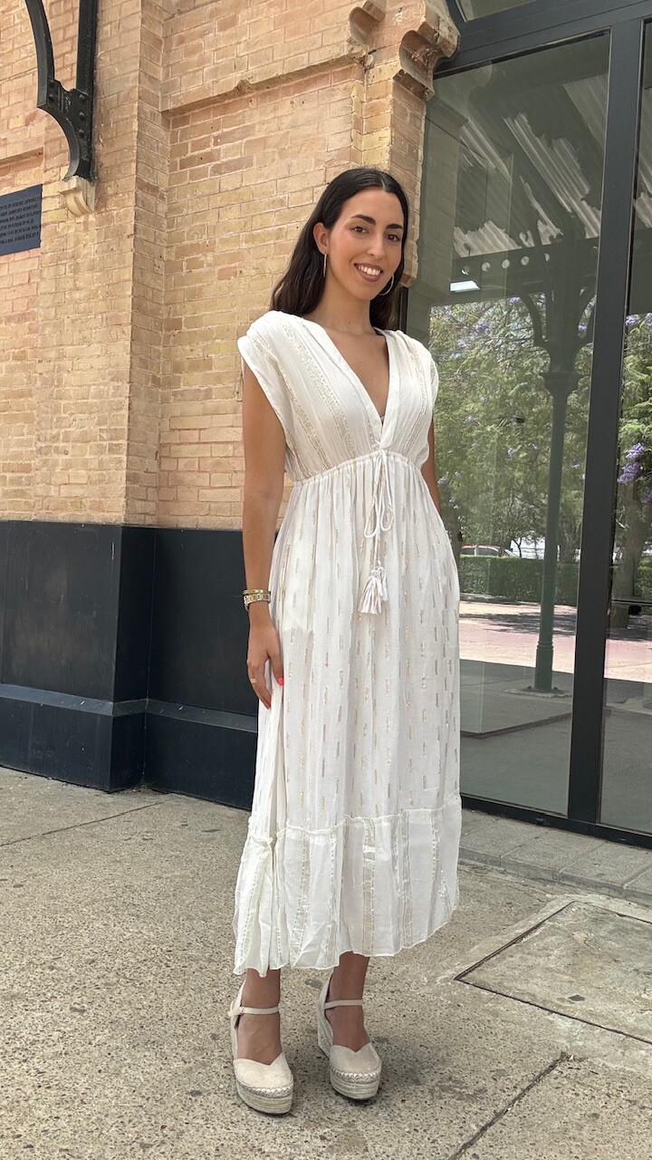 Vestido Rania Blanco - Imagen 4