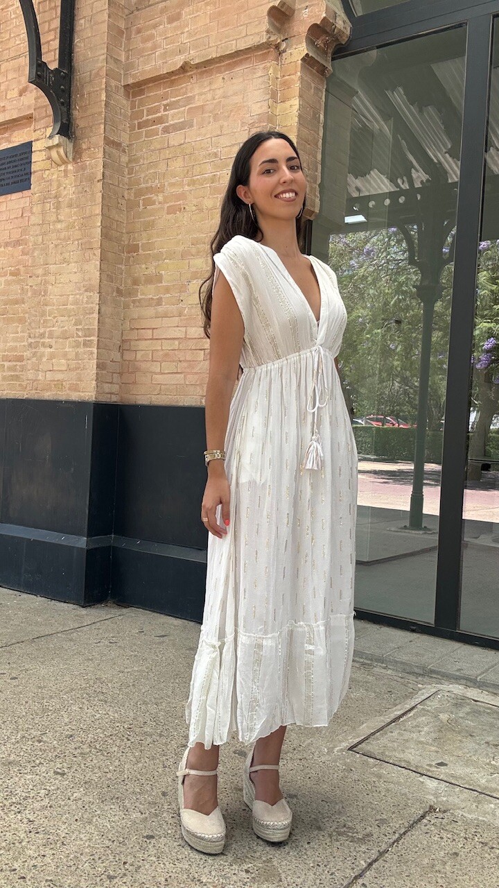 Vestido Rania Blanco - Imagen 3
