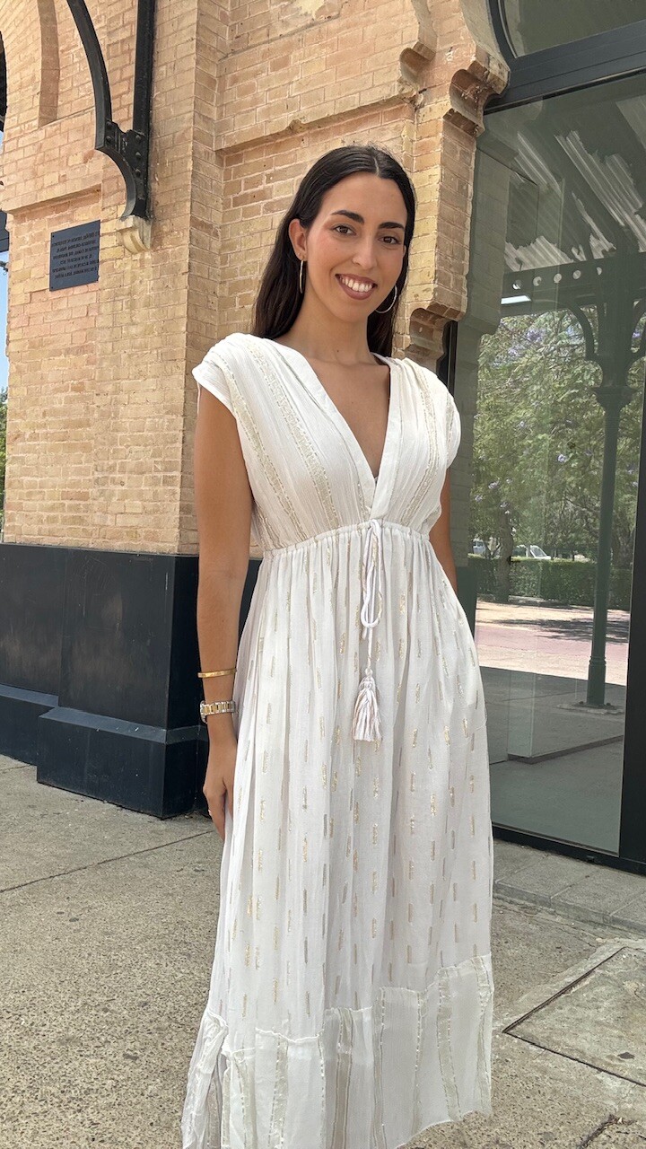 Vestido Rania Blanco - Imagen 2