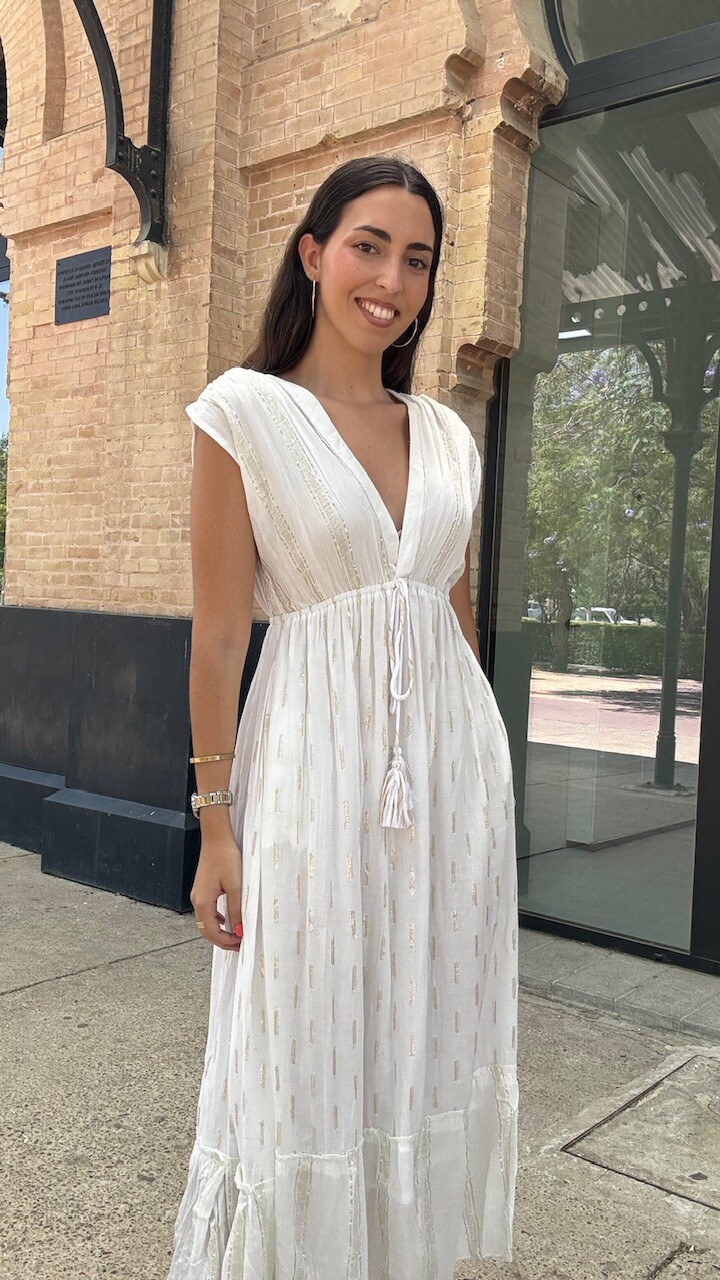 Vestido Rania Blanco - Imagen 9