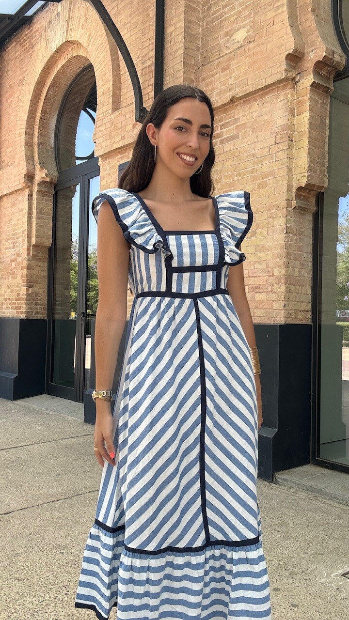 Vestido Lora Rayas Azul - Imagen 7