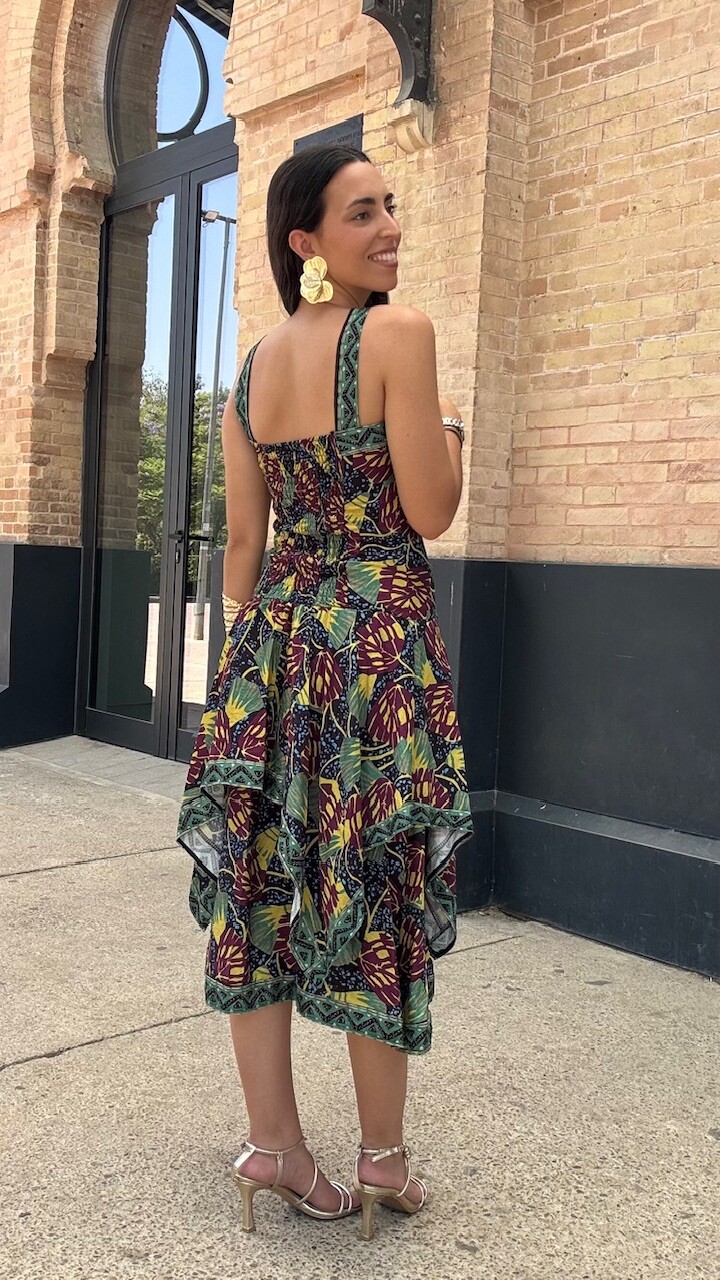 Vestido Simoneta Verde Agua - Imagen 4