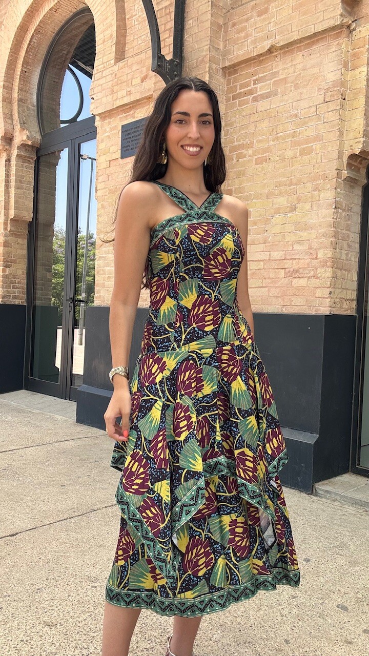 Vestido Simoneta Verde Agua - Imagen 2