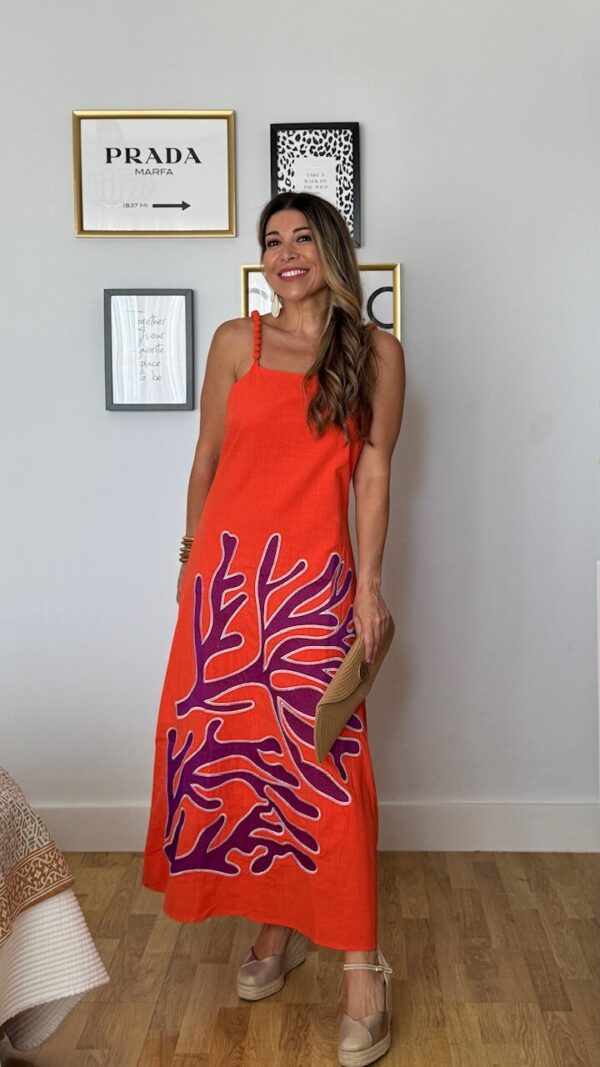 Vestido Liliam Coral