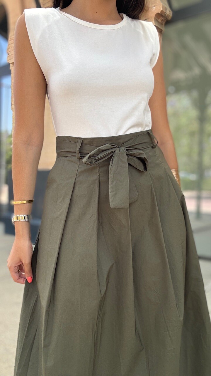 Vestido Combi Berni Verde Caza - Imagen 6