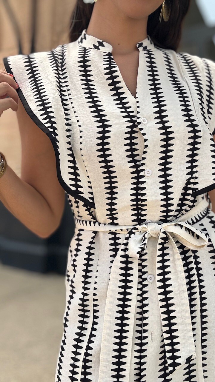 Vestido Camisero Nerea Negro - Imagen 3