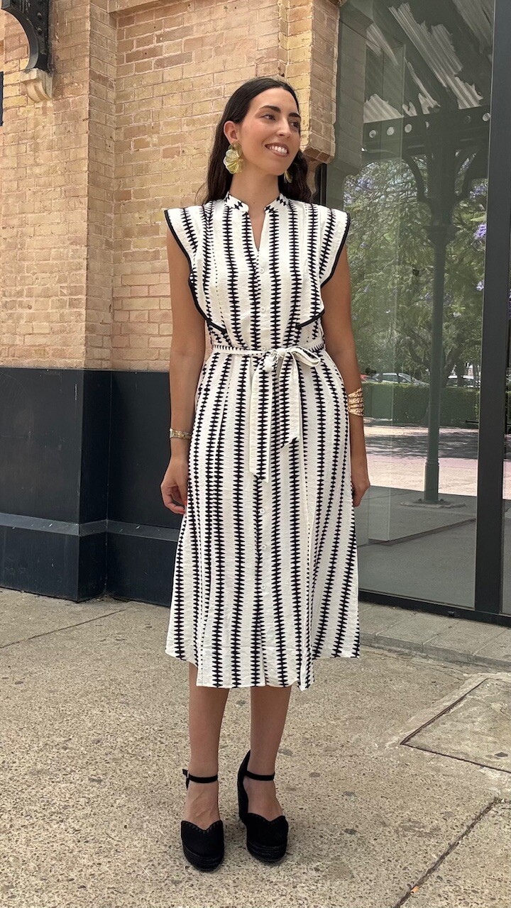 Vestido Camisero Nerea Negro - Imagen 7