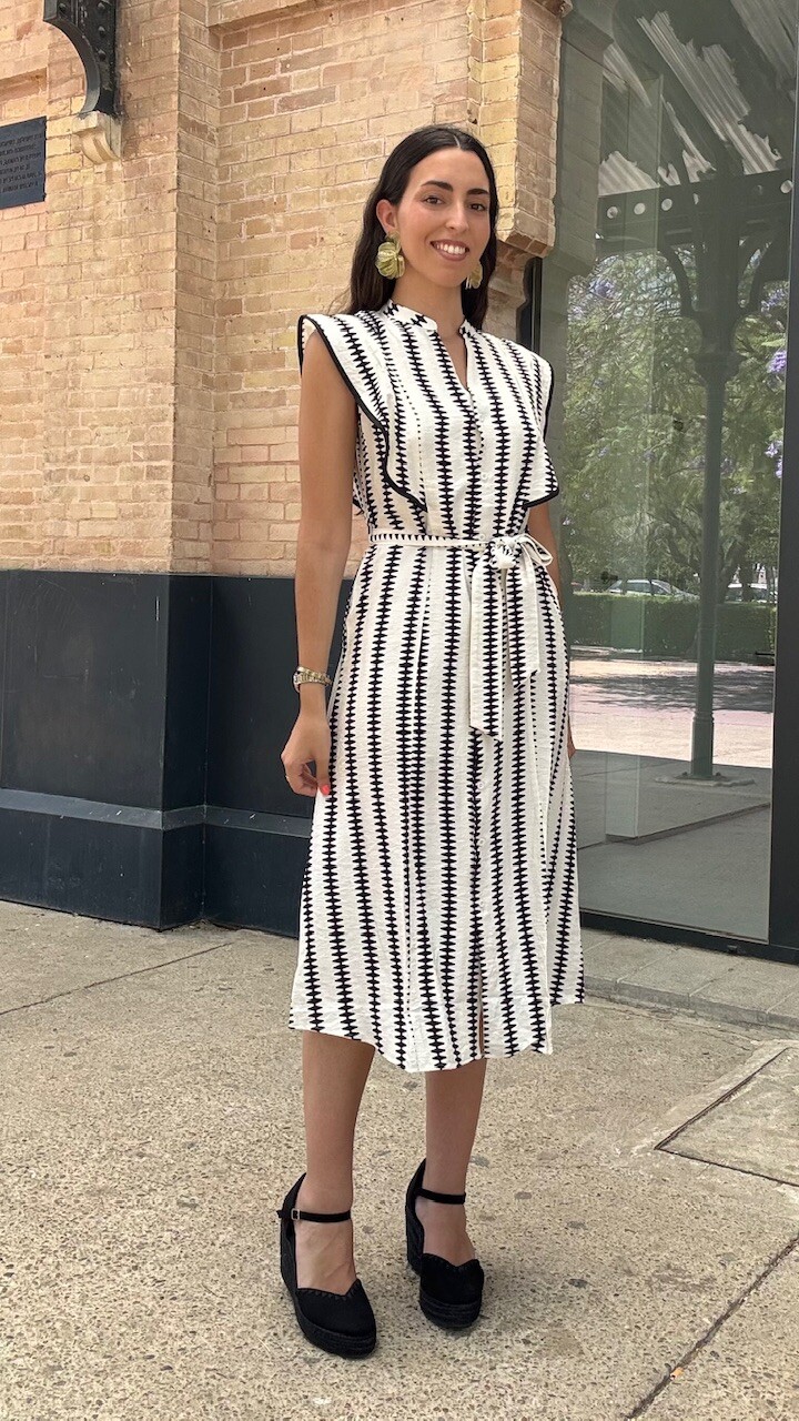 Vestido Camisero Nerea Negro - Imagen 5