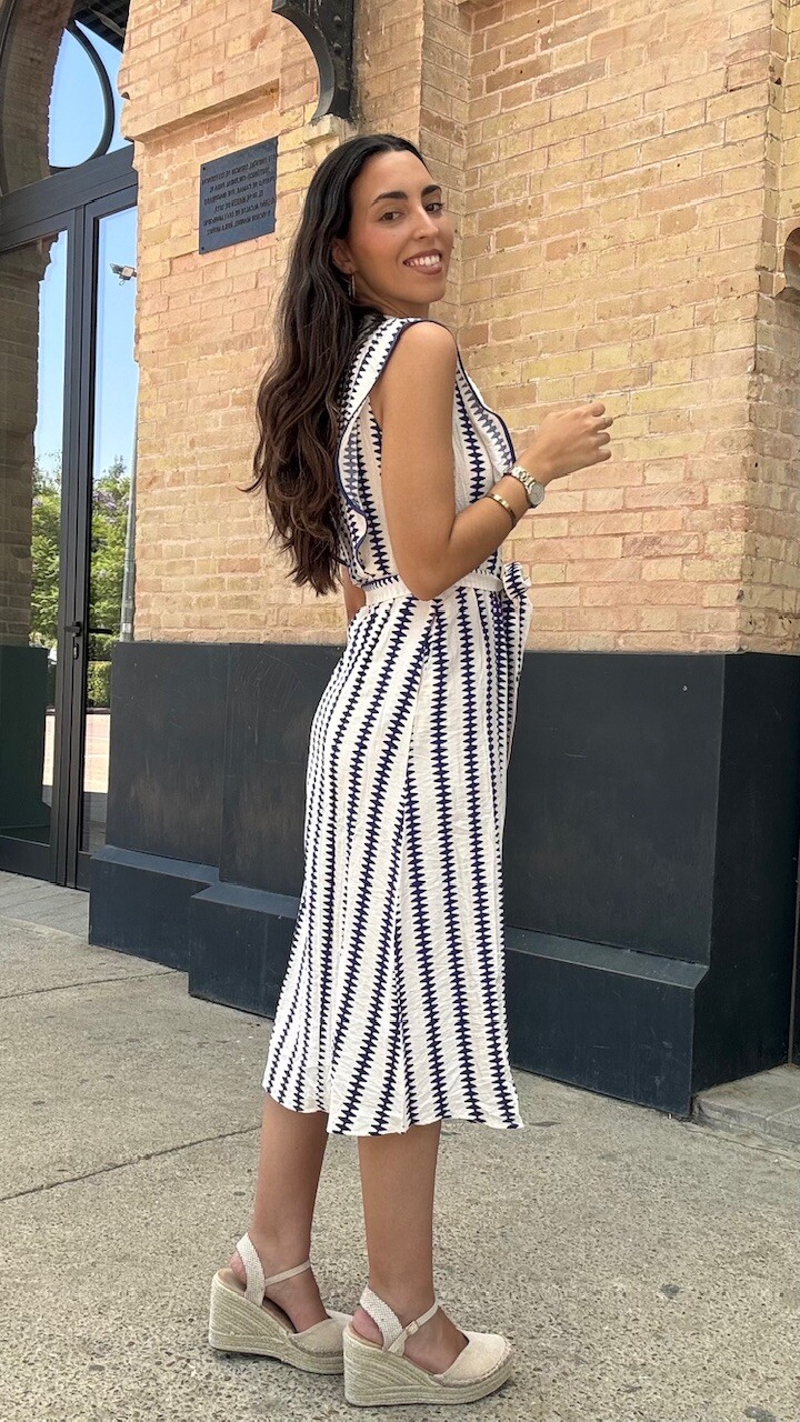Vestido Camisero Nerea Azul - Imagen 7