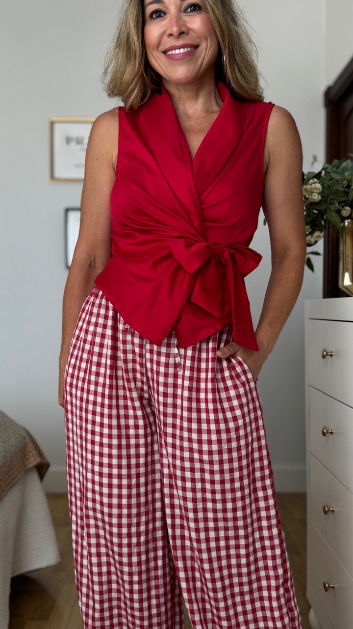 Bombacho Vichy Rojo - Imagen 6