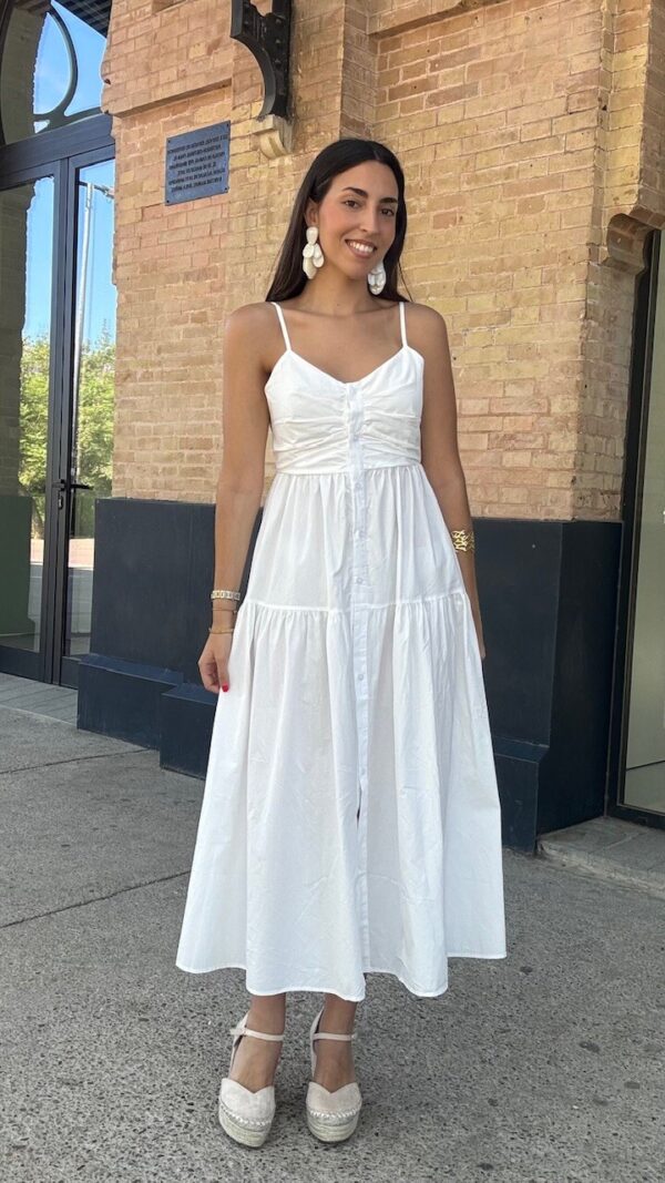 Vestido Marie Canastero Blanco
