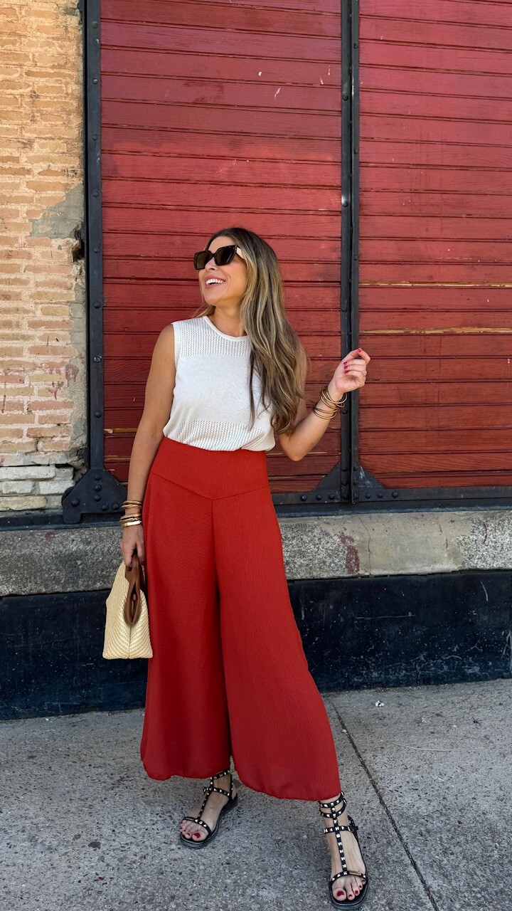 Top hilo Nerea Beige - Imagen 4