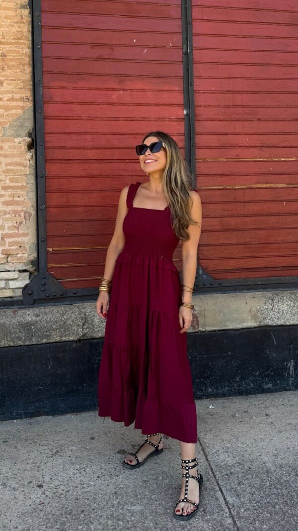Vestido Lucía Nido Burdeos