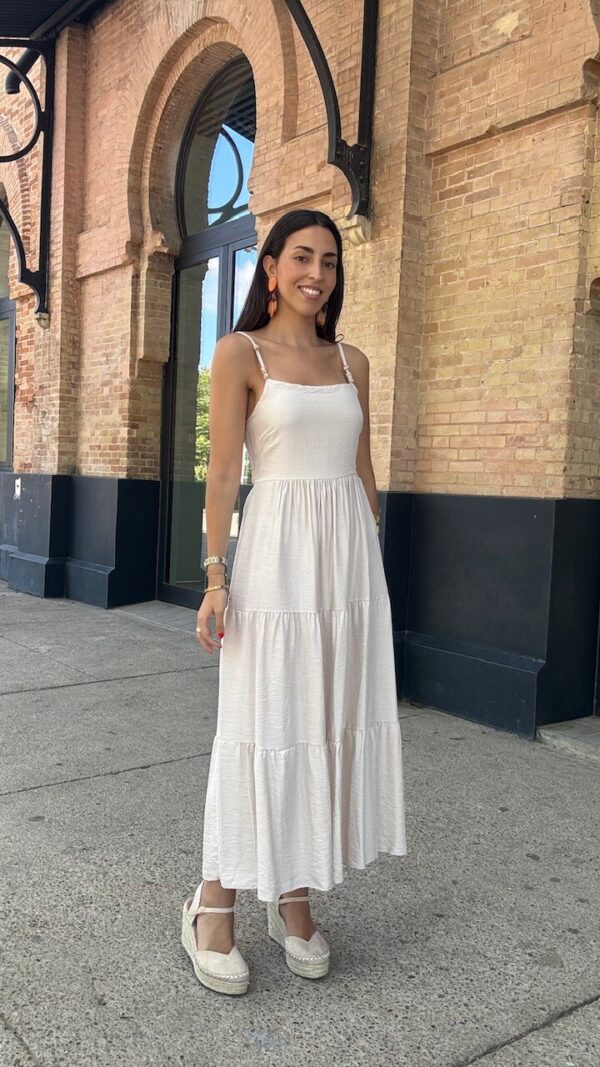 Vestido Florencia Beige