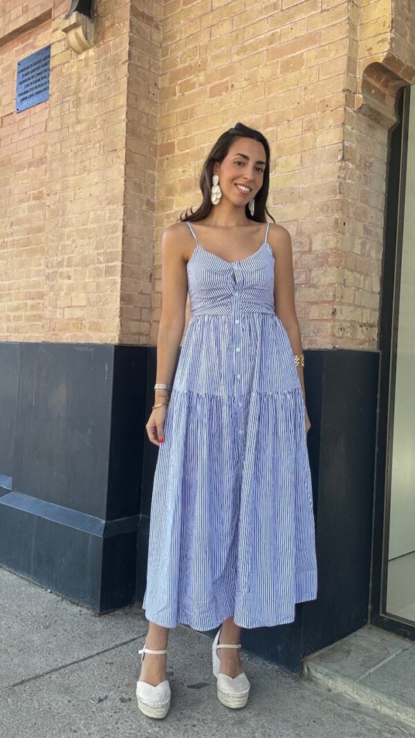 Vestido Marie Canastero Rayas