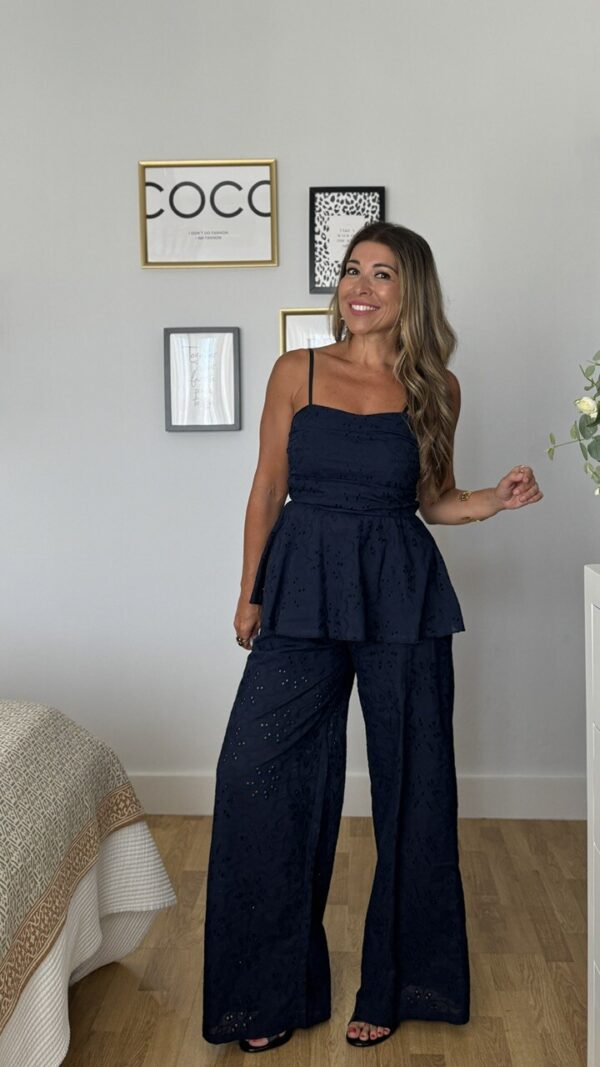 Conjunto Perforado Marino Azul