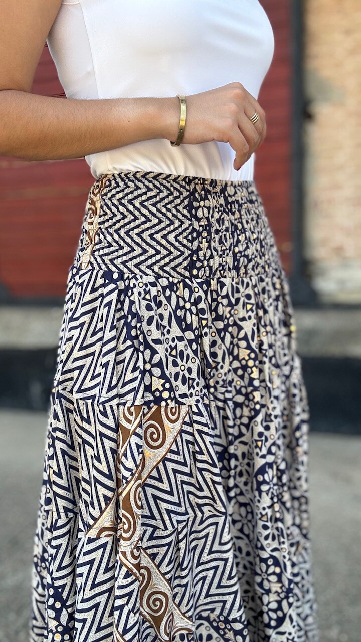 Falda Tetuán Azul Marino - Imagen 5