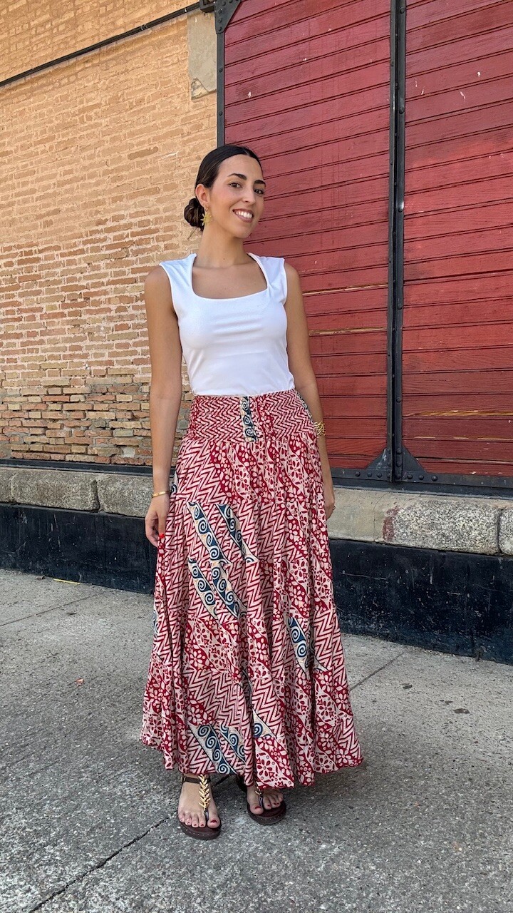 Falda Tetuán Rojo - Imagen 2