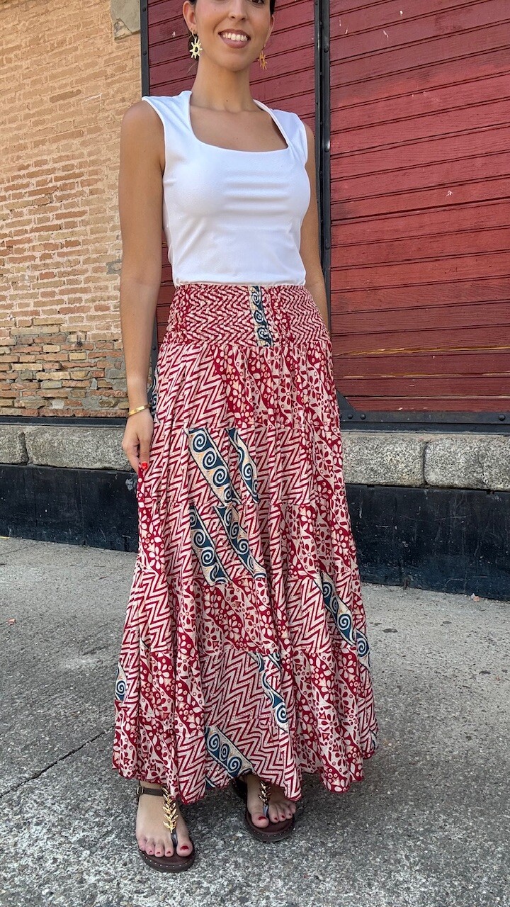 Falda Tetuán Rojo - Imagen 7