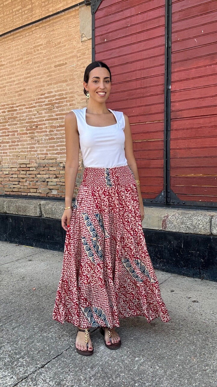 Falda Tetuán Rojo - Imagen 8
