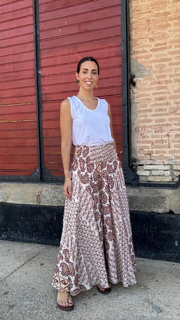 Pantalón Mariposa Tánger Burdeos - Imagen 5