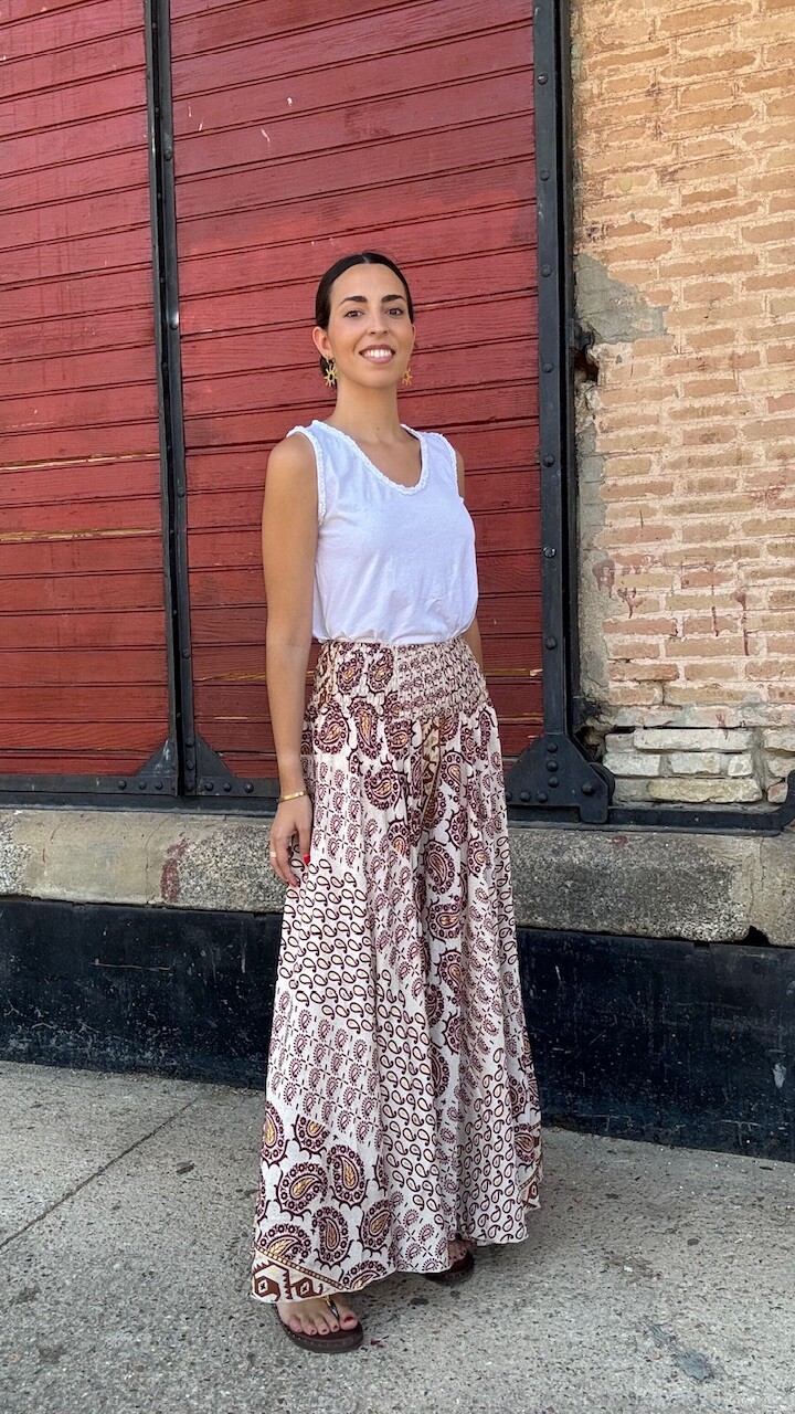 Pantalón Mariposa Tánger Burdeos - Imagen 4
