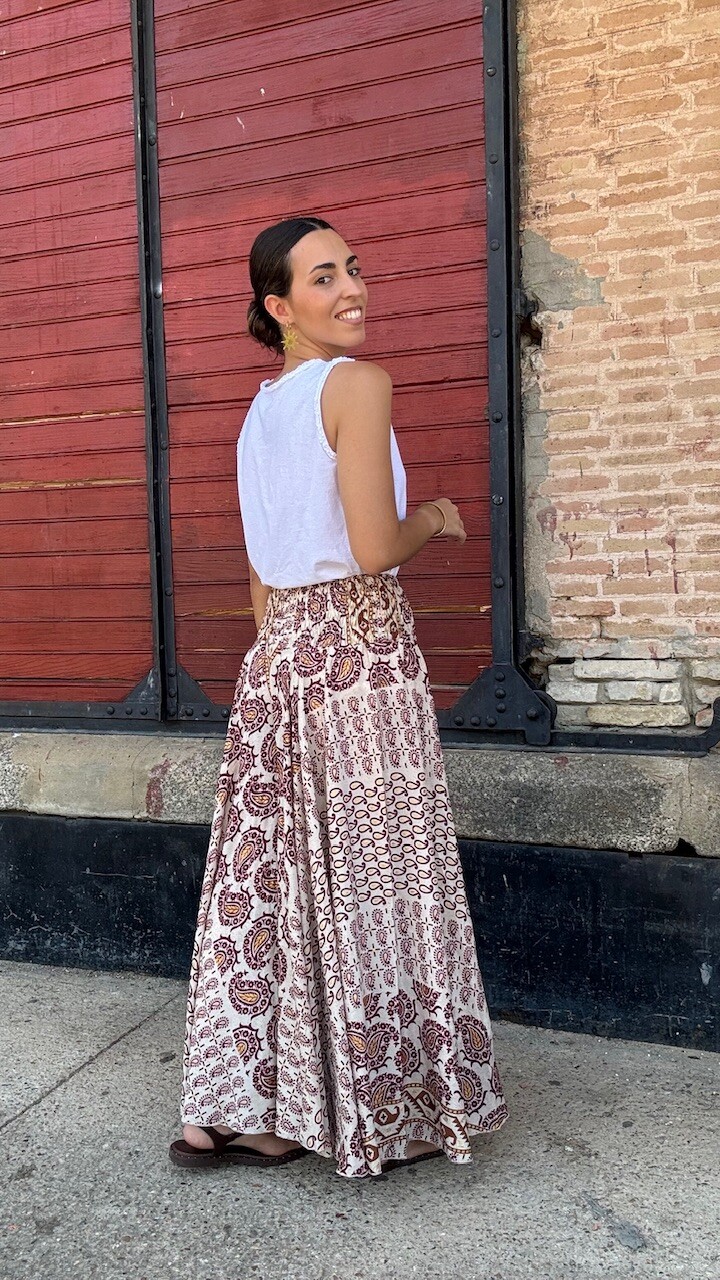 Pantalón Mariposa Tánger Burdeos - Imagen 6