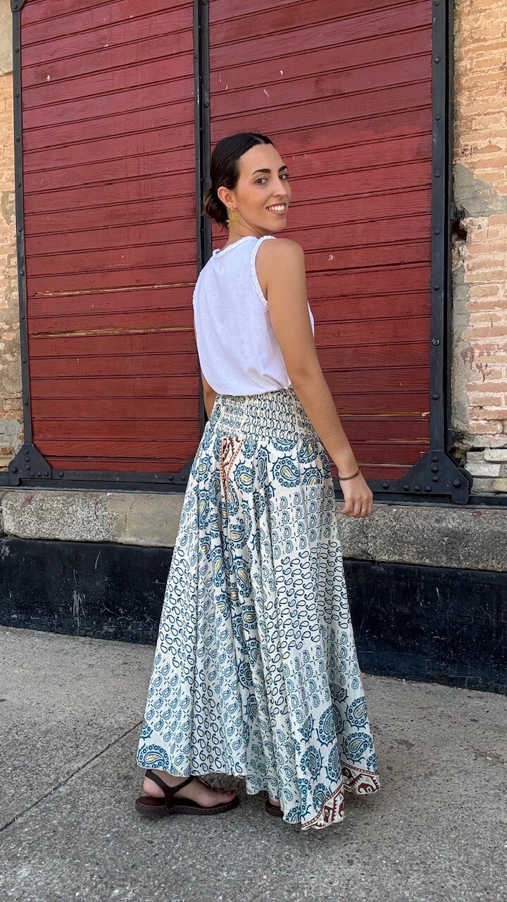 Pantalón Mariposa Tánger Turquesa - Imagen 4