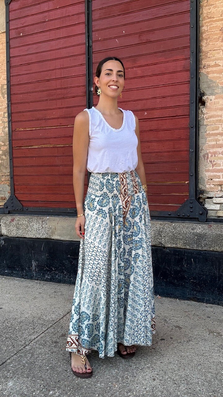 Pantalón Mariposa Tánger Turquesa - Imagen 8