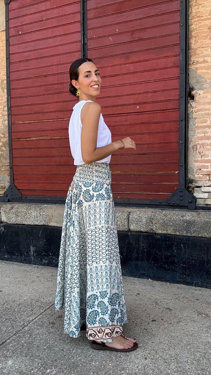 Pantalón Mariposa Tánger Turquesa - Imagen 5