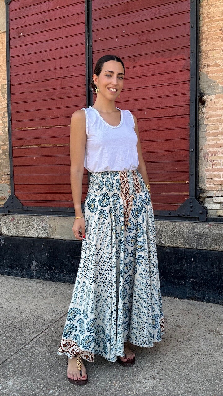 Pantalón Mariposa Tánger Turquesa - Imagen 9